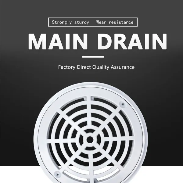Circle Drain Plastic Fitting Cover Round Main Drain Accessories for Swimming Pool photo-4