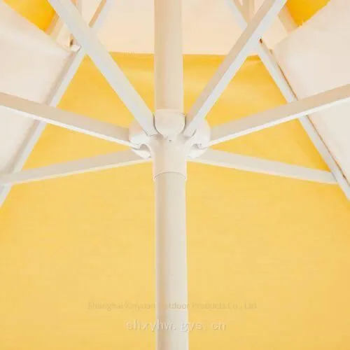 Terrace Sunbrella Double-layer Fringed Patio Umbrella, Garden Sunshade Umbrella, Hand-cranked Center Pole Umbrella photo-3