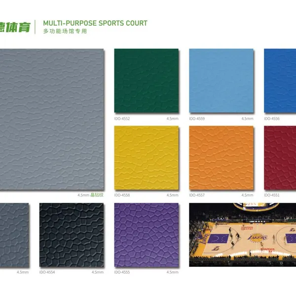 China Sport PVC Stone Plastic Sheet Flooring【Chinese Plastic Floor Factory】 photo-5
