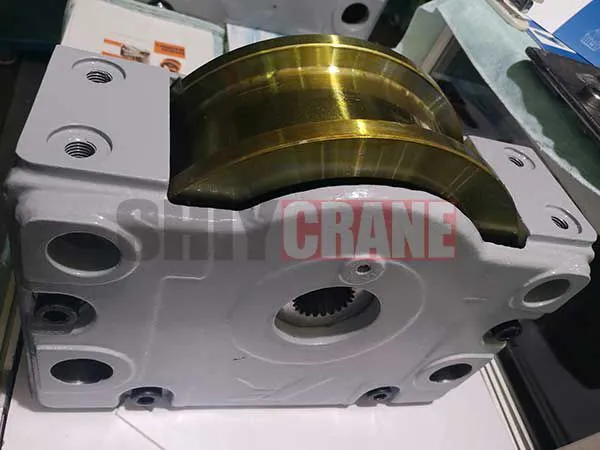 Система колесного блока Demag Type Polyamide DRS 112-500 мм с двусторонне фланцевым колесом из сфероидального чугунного литья