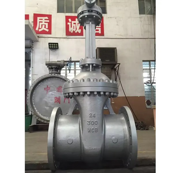 Flange Type DN100 150LB 300LB Non-Rising Stem Resilient Stem Hard Seal WCB Cast Steel Sluice Gate Valve photo-6