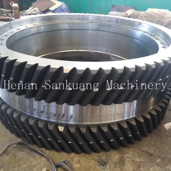 Hardened Steel Spur Gear 20CrMnTi Alloy With 58-62HRC Surface Hardness photo-4