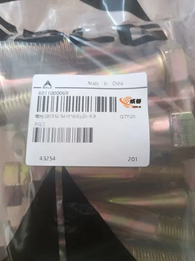 SDLG Original Bolt 4011000069 GB5782-M1690EpZn-8.8 for SDLG Wheel Loader With Good Price photo-3