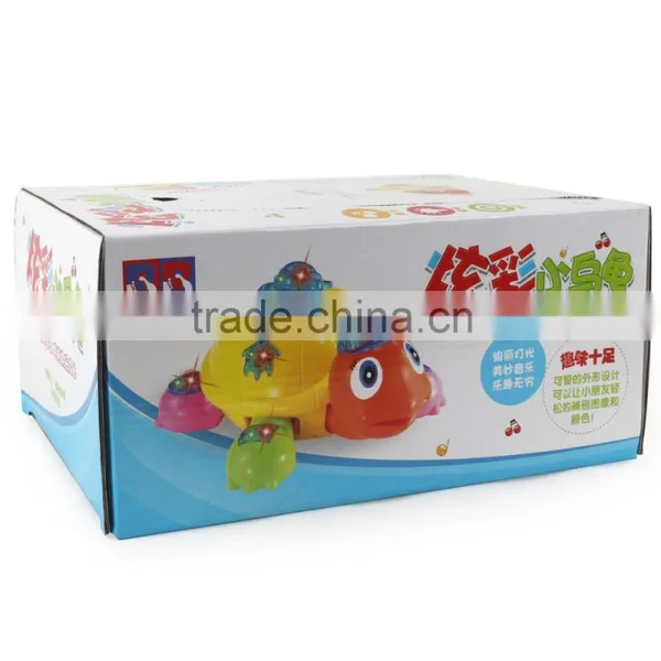 Toy for Child Colorful Bright Little Tortoise Baby Toy With Music and Light MT0906 photo-5