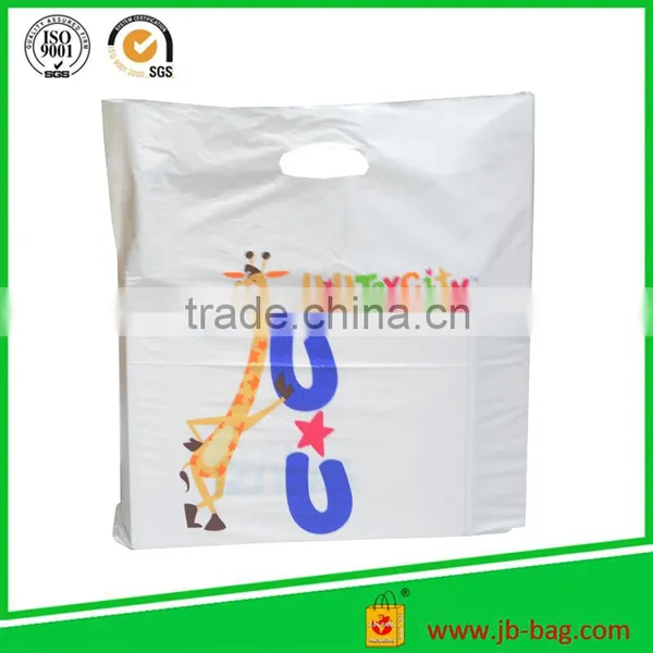 White Soft Loop Handle Cheap Plastic Shopping Bag photo-3
