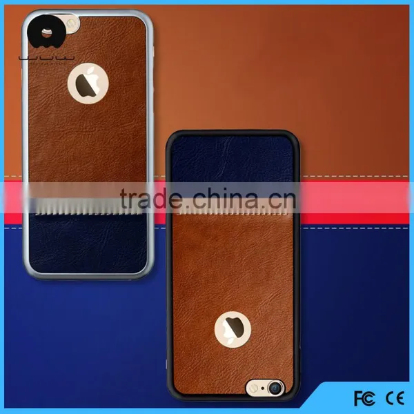 High Quality Super Slim Leather Back Cover for Iphone 6s With High Perfermance Supplier's Choice photo-3
