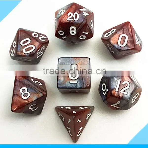 High Quality Polyhedral Dice With Mixing Colour Effect Quality Choice photo-5