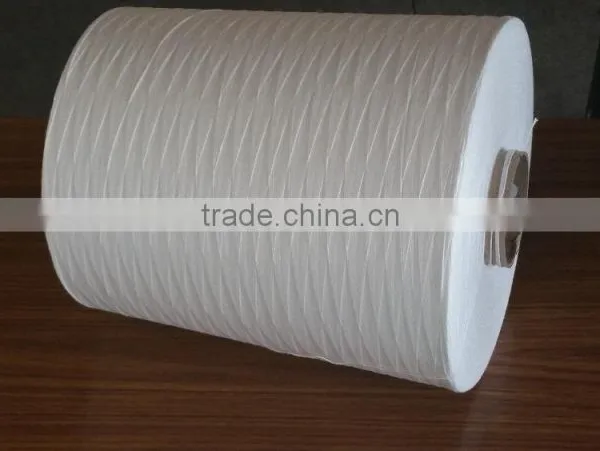 100% Polyester Knotless Spun Virgin Yarn Raw Pattern 12s4 photo-4