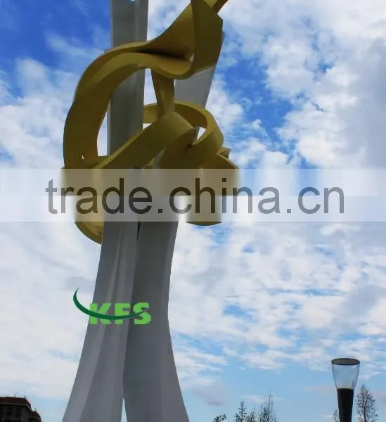 City Large Markable Modern Stainless Steel Sculpture