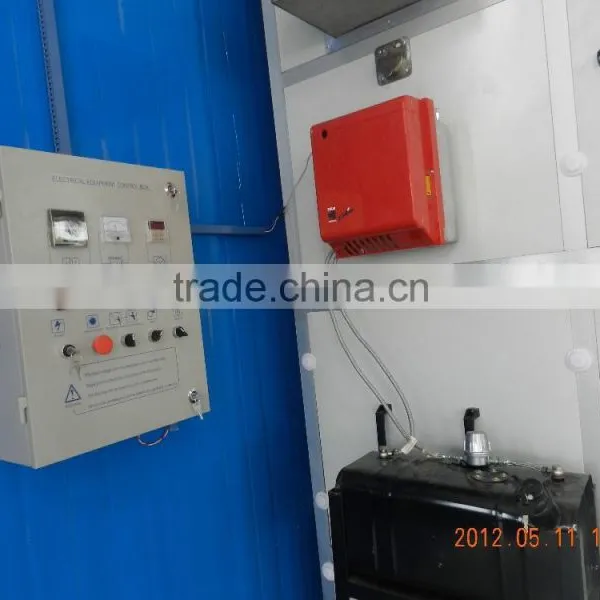 DOT-C1 CE Oil Burner Heating EPS/rock Wool 12.5KW High Insulated Car Spray Booth photo-6