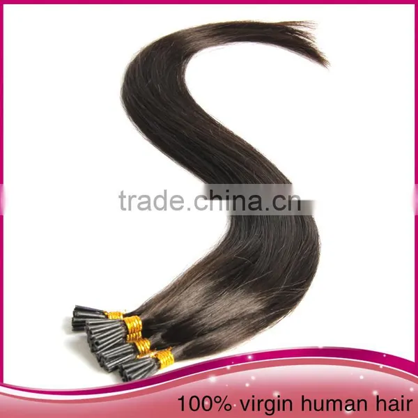 No Tangel No Shedding Remy Straight Brazilian Human Pre-bonded Hair I-tip Hair Extension photo-2