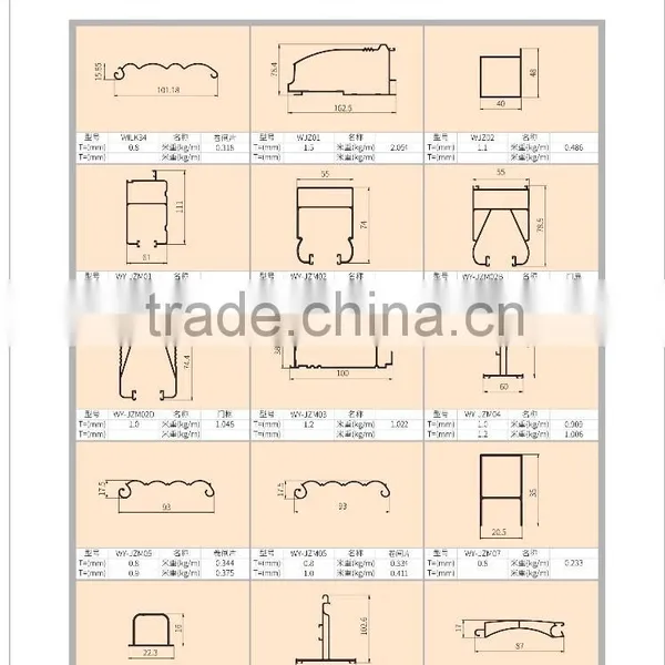 Factory Price!! Anodized/powder Coated Aluminium Interior Security Shutters photo-2