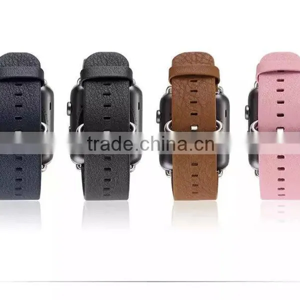X-Level Elite Series Genuine Leather Watch Band For IWatch Wrist Strap For 38MM Apple Watch MT-4038 photo-2