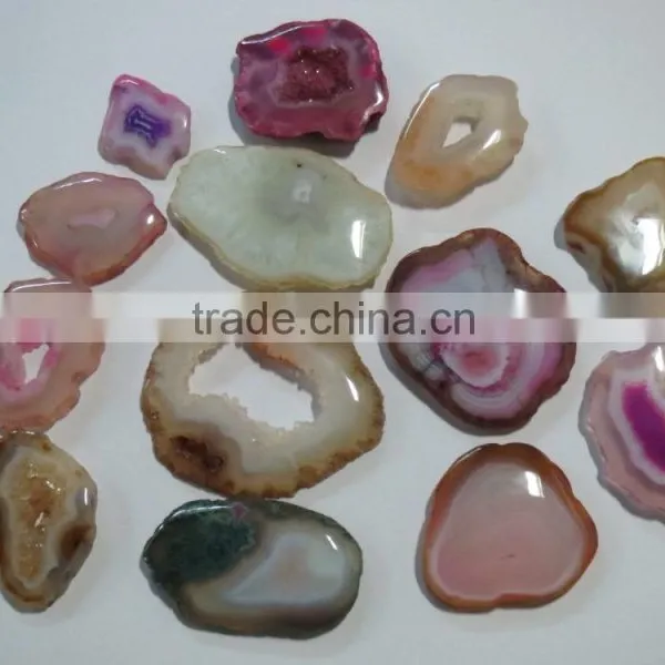 Colorful Agate Geode Slices photo-2