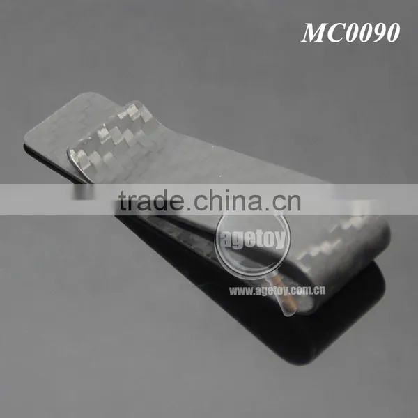 Box Packing High-grade Aristocratic Family 100% Real Matt Color Carbon Fiber Money Clip Wallet photo-5
