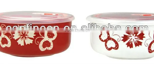SOUP BOWL WITH LID AND SPOON