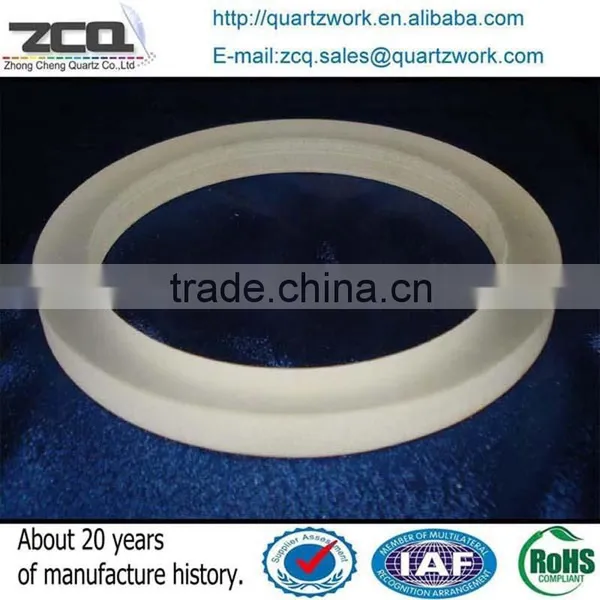 Clear Or Opaque Diverse Of Quartz Glass Ring Fused Silica Hoop photo-4