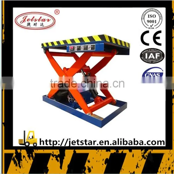 Taizhou Jetstar Best Sell Stationary Hydraulic Lifting Platform