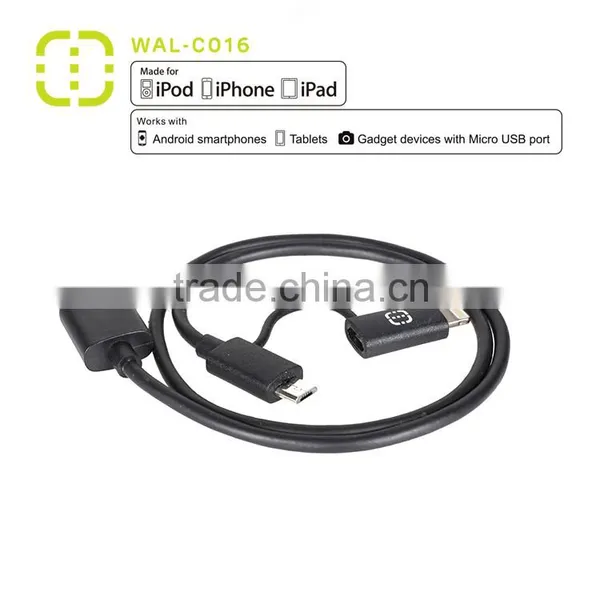 Save 20% Micro to MFI ( 2 in 1) Charge and Sync Cable photo-3