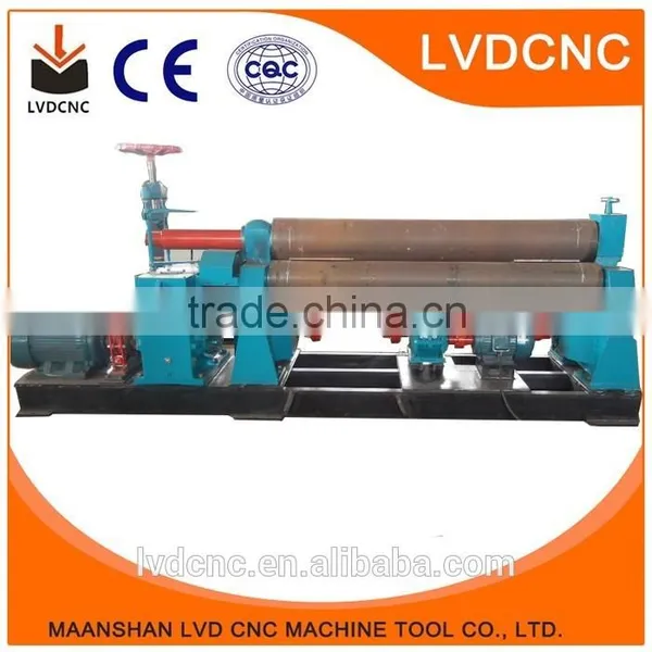 plate rolling machine 10mm hydraulic 3 rollers steel rolling machine
