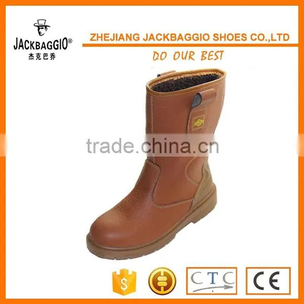 Boots Safety S1 PU Sole Crazy Horse Leather Work Boots photo-2
