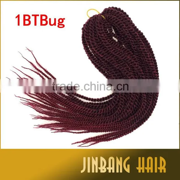 Afro Kinky Braids Synthetic Senegalese Twist Hair Braids Crochet Freetless Crochet Braids Twist Senegalese photo-4