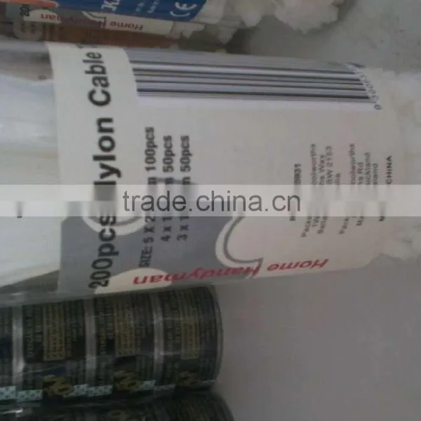 Direct Selling 4*150 PA66 Mountable Cable Ties (UL SGS)tensile Strength:18kg photo-3