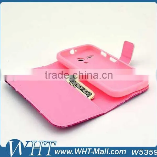 2015 Flip Wallet Leather Case for Nokia Lumia 520 photo-3