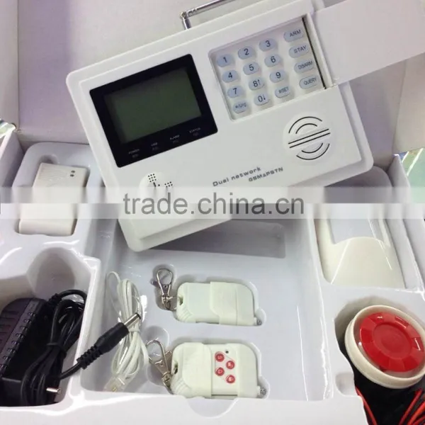 GSM PSTN Personal Usage Dual Network Home Alarm System Quality Choice