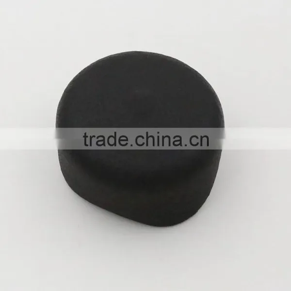 ID 50mm Height 30mm Black Grind Arenaceous Pvc End Fitting Caps for Pipe photo-2