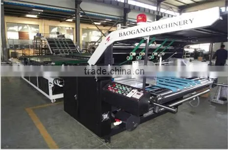 Semi-automatic flute laminating machine