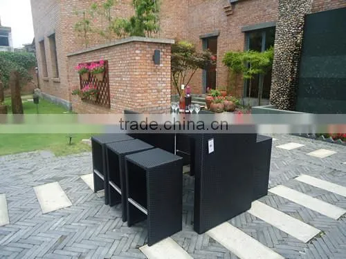 Rattan wicker sofa table sets