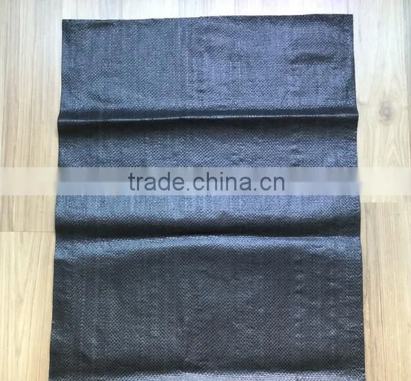 Black Woven pe Sack Bags Made in China photo-4