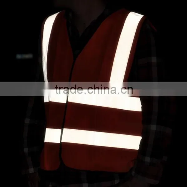 EN ISO 20471:2013 Custom Printed Grey Warning Reflective Stripes for Sew on Safety Clothing photo-5