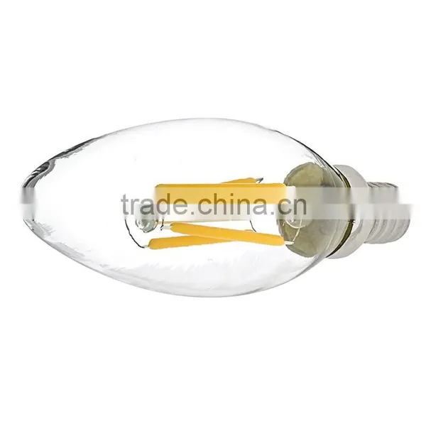 LED Candelabra Bulb B35 C35 Led Filament E14 4w photo-2