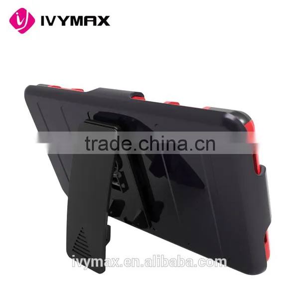 IVYMAX New Kickstand Heavy Duty Belt Clip Robot Combo Case for HUAWEI P8 LITE photo-5