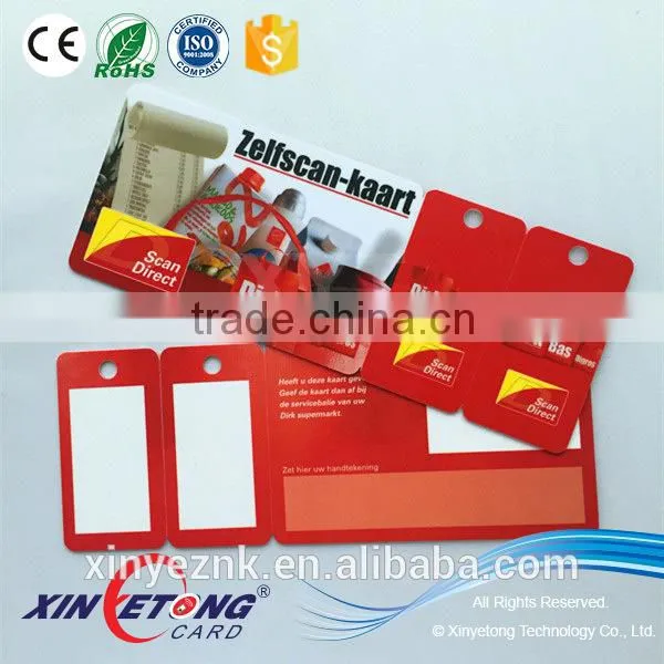 2015 Super Market VIP Member Plastic PVC Key Tag Combo Cards photo-4