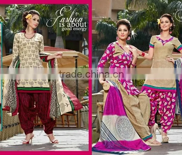 EXCLUSIVELY SYNTHENTIC PATIYALA SALWAR photo-4