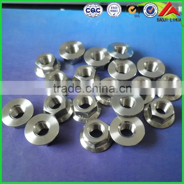 Factory Supply DIN EN 1661 Replace Titanium Hex Flange Nut
