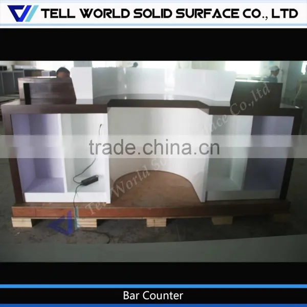 Customized Cafe Bar Counter/high Quality Front Desk/ Front Desk Design photo-4