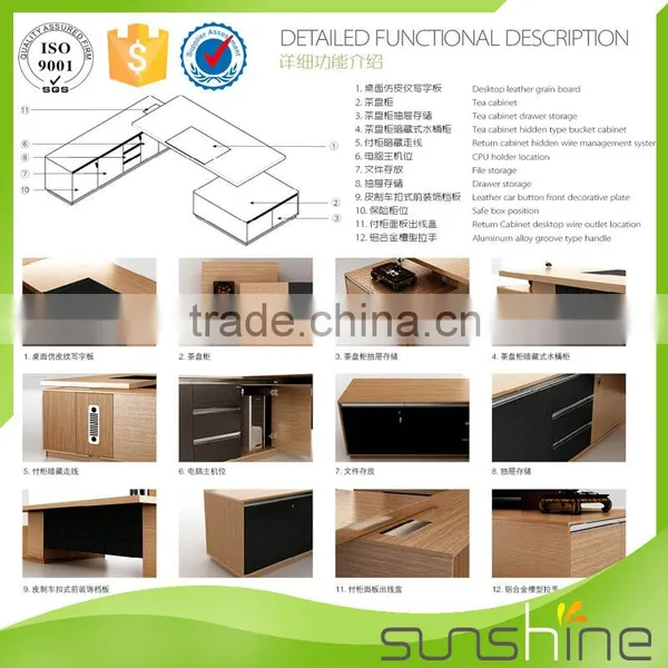 Unique Style Promotional Arched Executive Desk photo-5