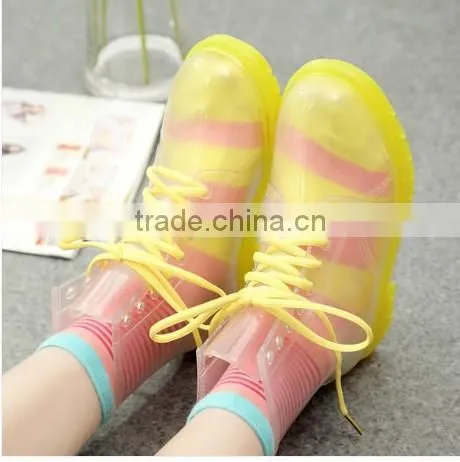 New Foreign Trade Children's Recreational Shoe Martin Shoes With Lock Laces Rain Boots photo-5