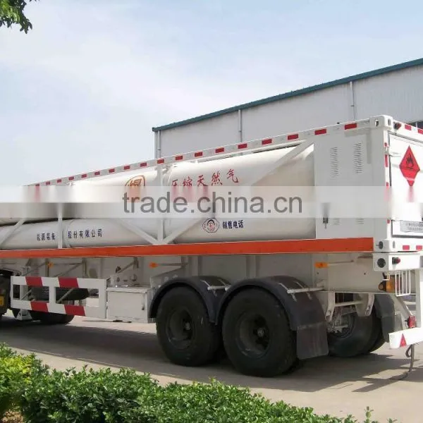 ISO11120 40feet OD559mm 8tubes CNG Jumbo Tube Trailer photo-4