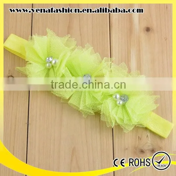 Pink Flowers Girls Cheap Kids Hair Accessories for Kids photo-4