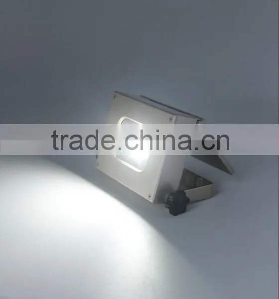 2016 LED Rechargeable 10 w Led Portable MINI Light With Solar Panel