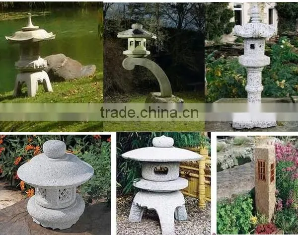 Garden Decor Granite Chinese Japanese Stone Lantern photo-5