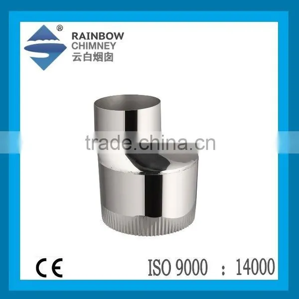 CE Stainless Steel Single Wall Chimney Flue Pipe Stove Pipe Fireplace Flue Kit photo-6