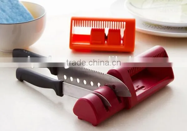 Best Sellingl Dual Knife Sharpener / Folding Kitchen Sharpener / Double Head Sharpener photo-5