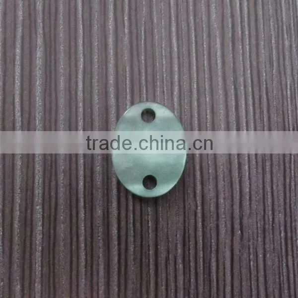 Pearl Shiny Green Polyester Badge Polyester Label photo-3