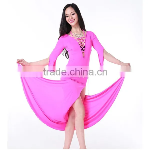 Wuchieal Cool Fabric Belly Dabce Dress for Women photo-2